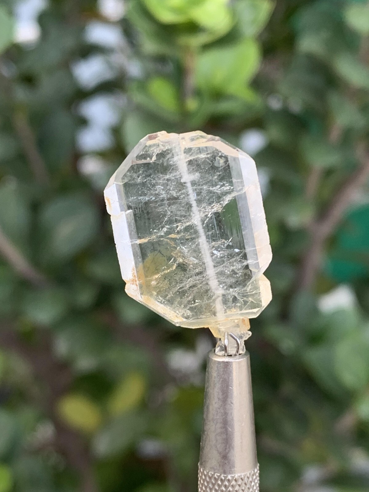 7 Grams Faden Quartz Crystal. size: 2.5*1.5*0.2 cm