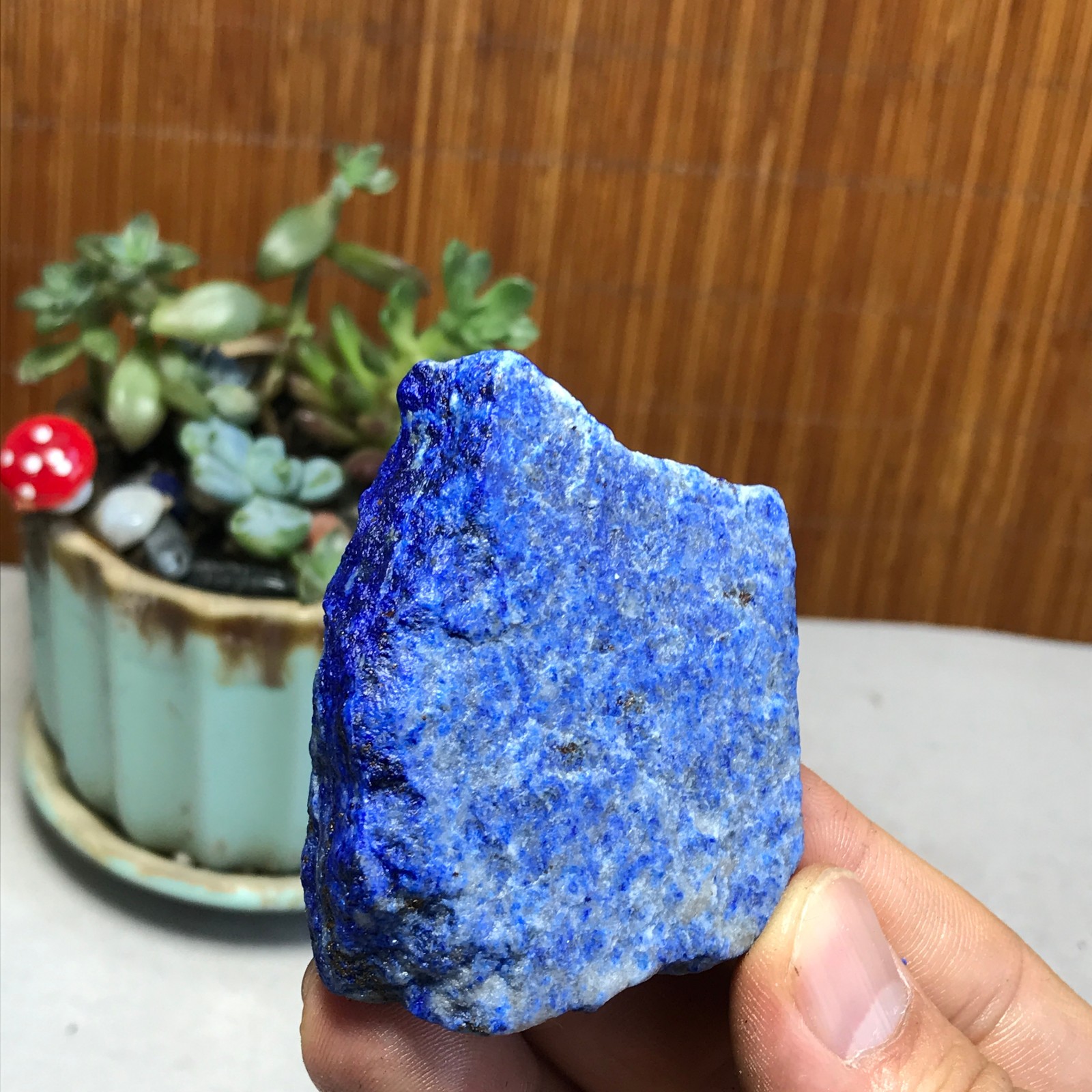 75g Natural lapis lazuli Crystal gemstone Rough Mineral Specimen healing A5696