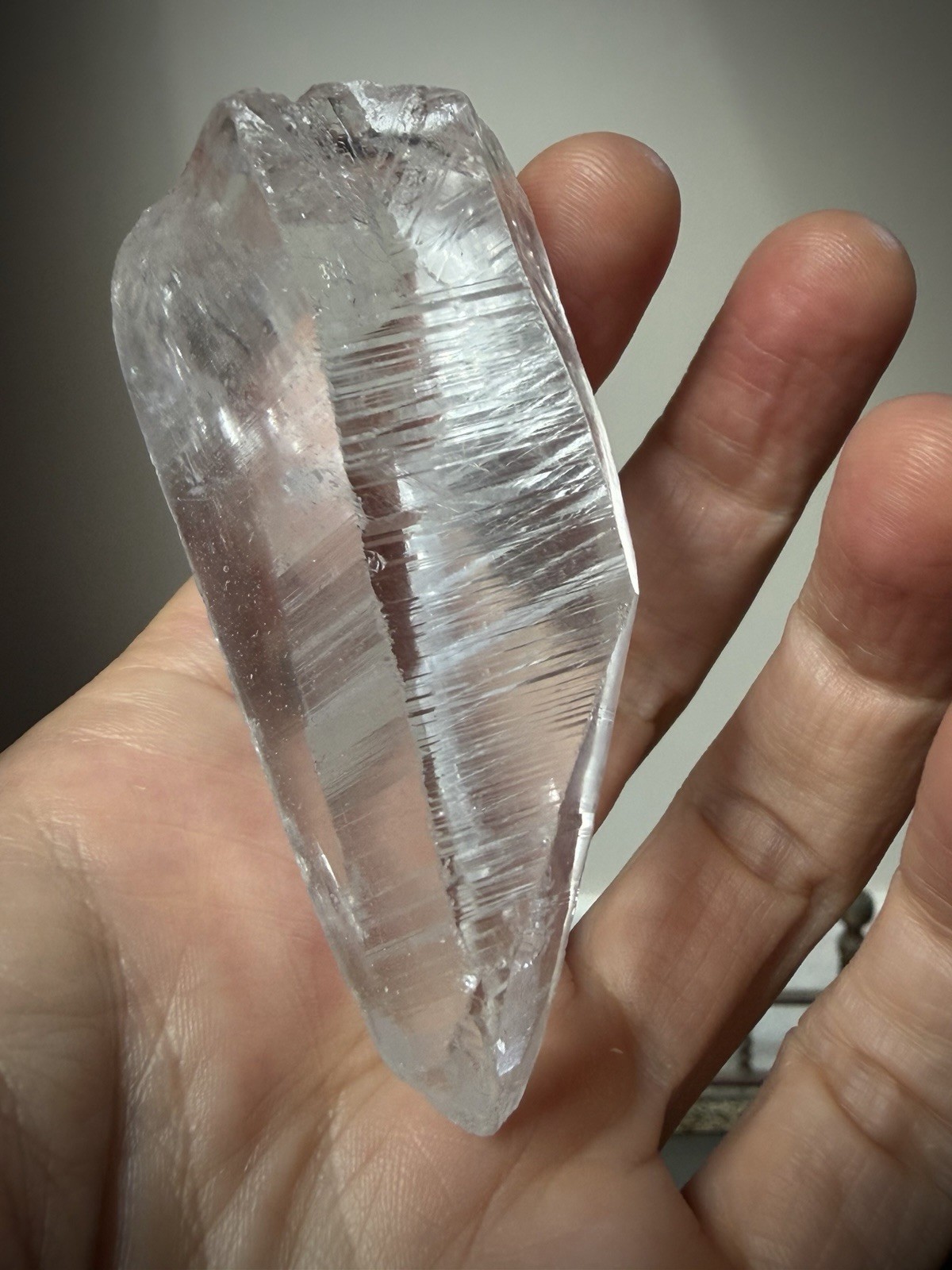Lemurian Quartz Crystal Optical Quartz Self Healed Quartz Brazil Crystal