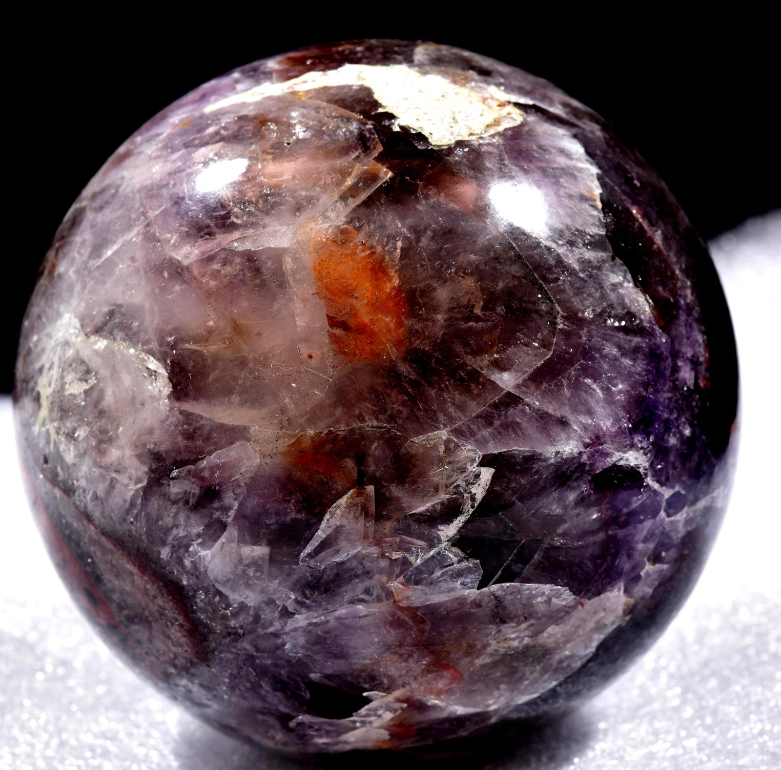 Super seven melody stone chevron sphere psychic spiritual elevation#1013