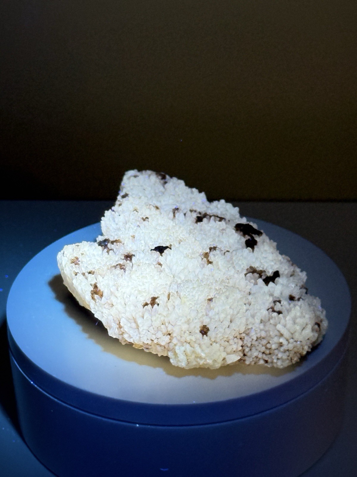 GOLDEN Fluorescent Orange Calcite Mineral Specimen – Morocco