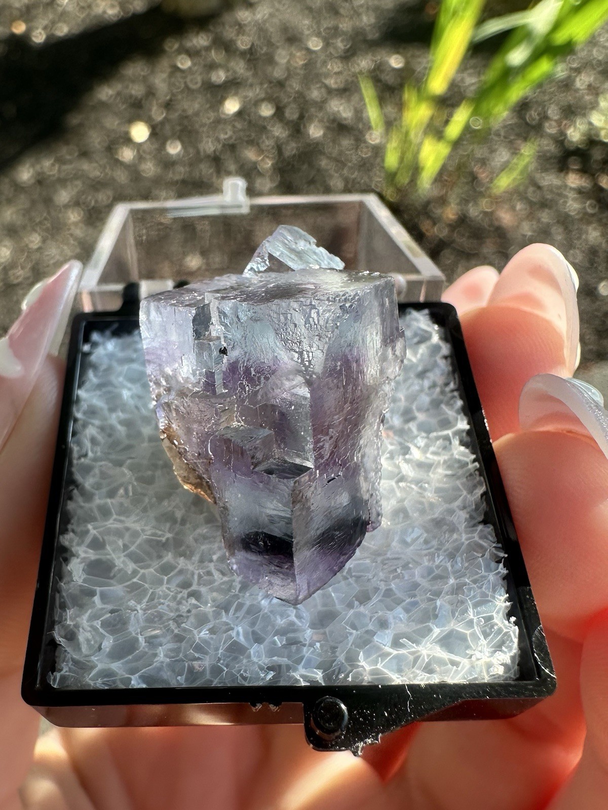 Etched Purple And Blue Fluorite, Minerva No. 1, Illinois