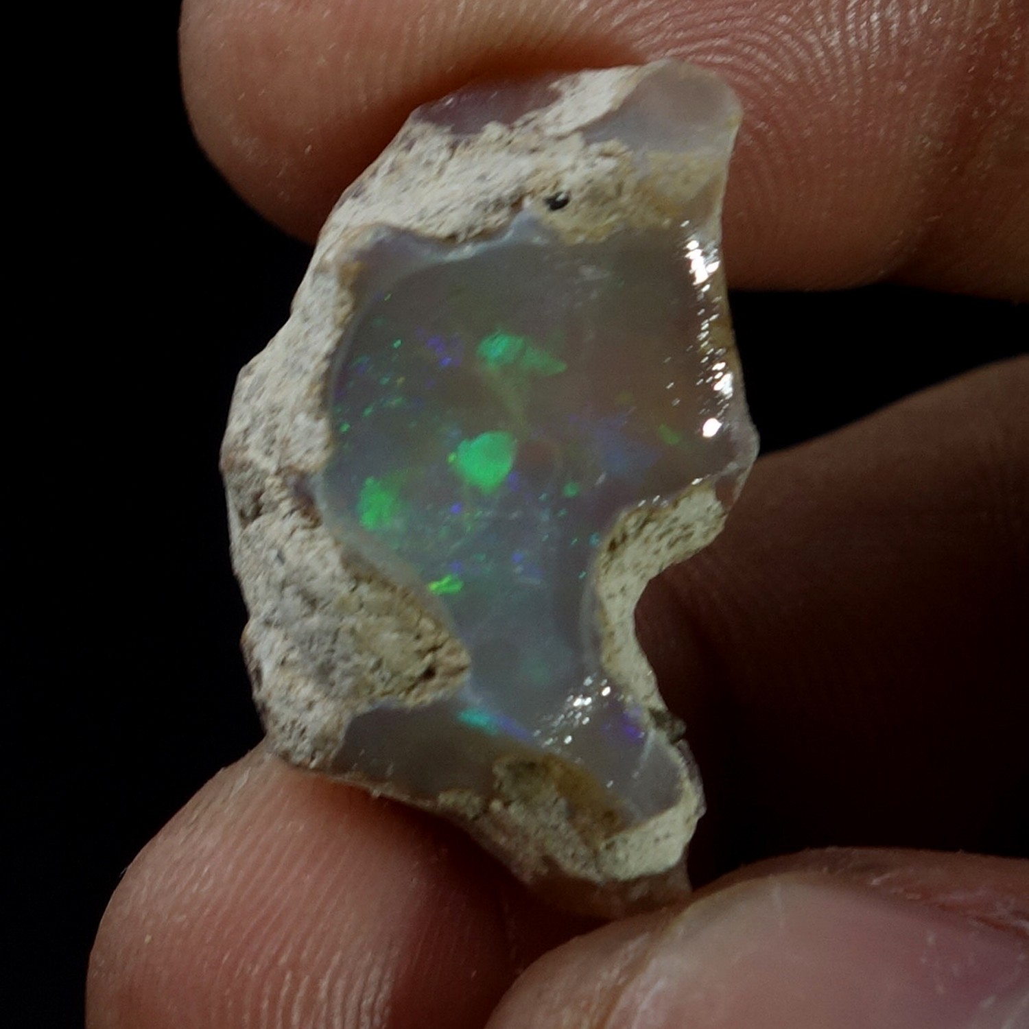 Natural Opal Rough 16.00 Cts Dry Ethiopian Opal Rough, Welo Opal Raw Fire Opal