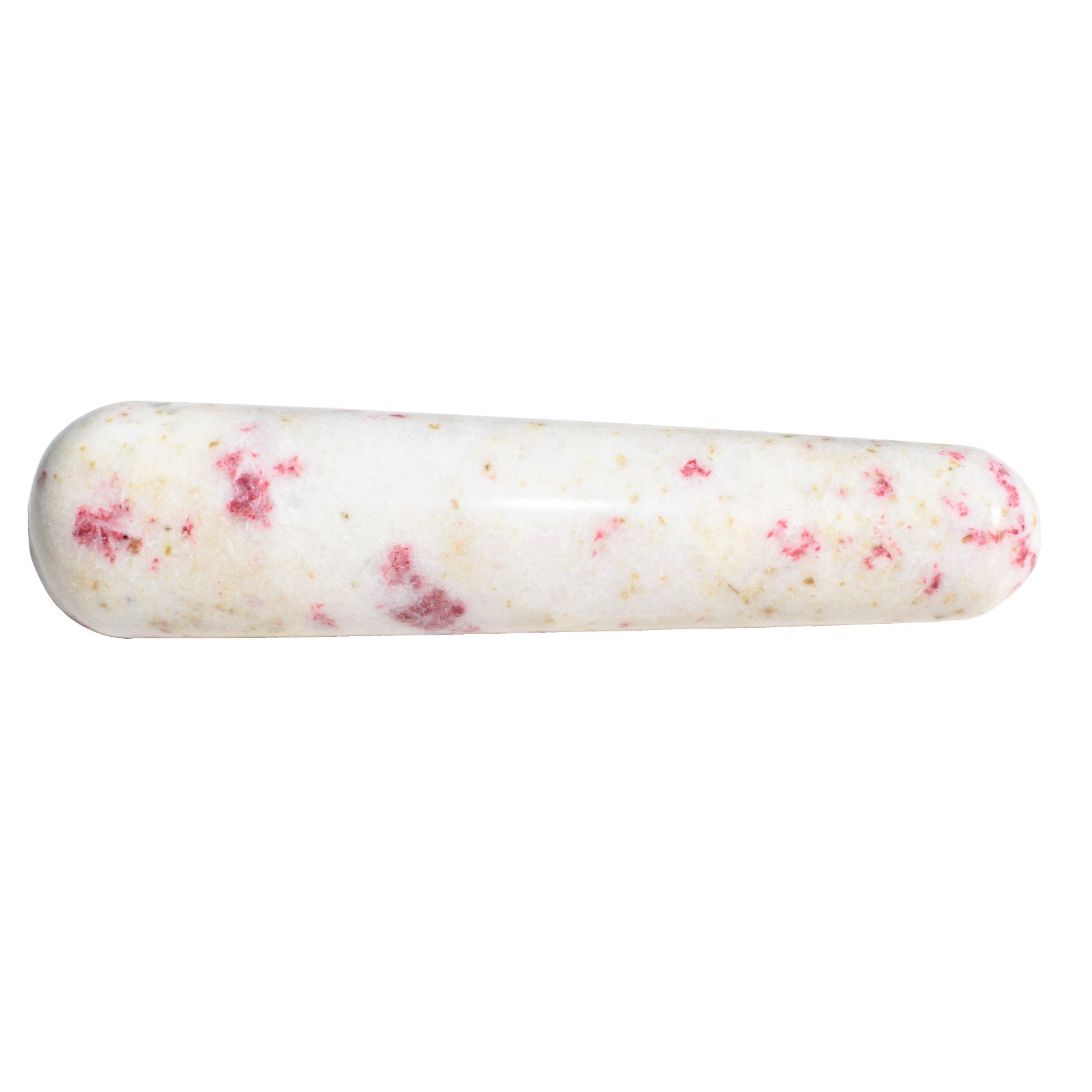 CHARGED 4.0″ Cinnabrite Crystal Massage Wand Reflexology Energy Healing REIKI
