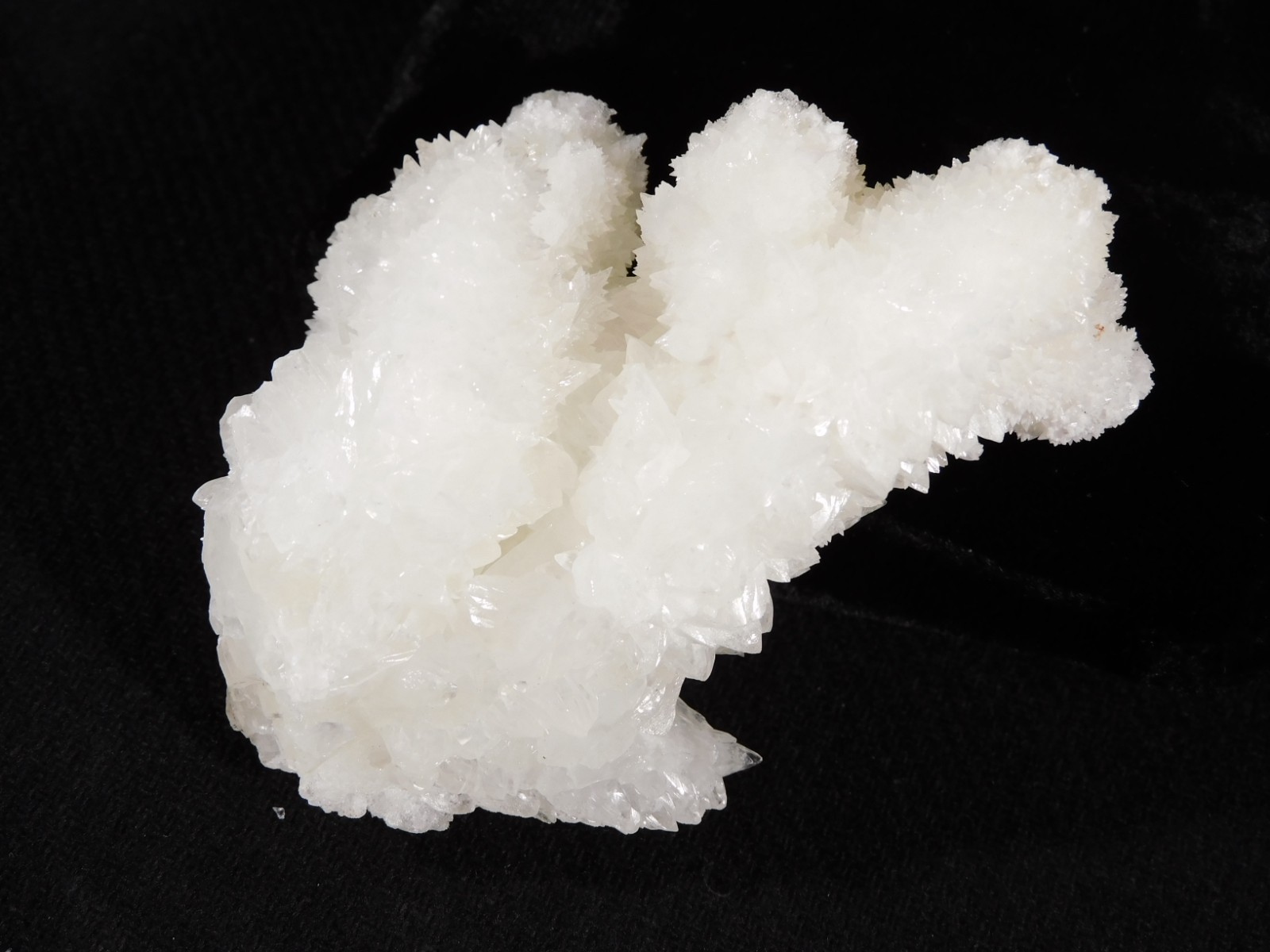 Bright White! CAVE Aragonite STALACTITE Crystal Cluster Mexico 145gr