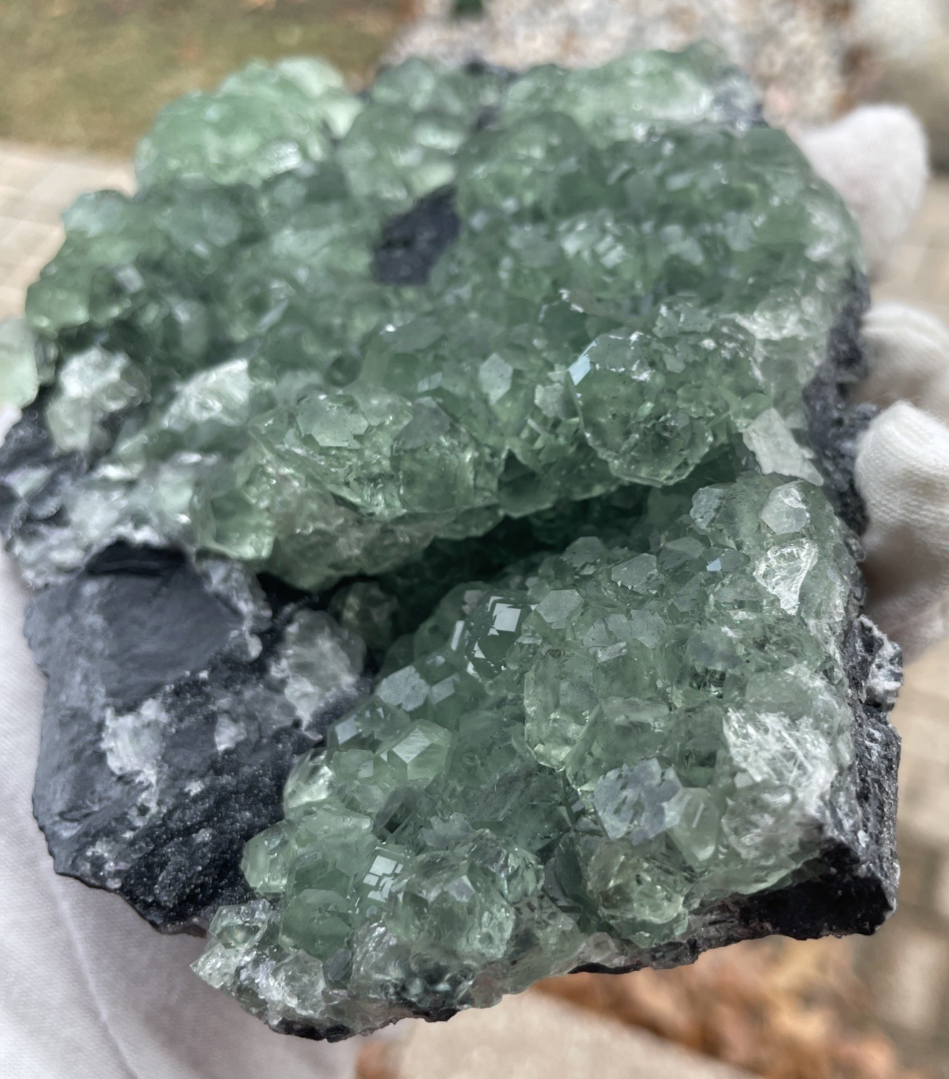 1152g, Transparent Green, Fluorite, Yiwu Co., Zhejiang Province, China