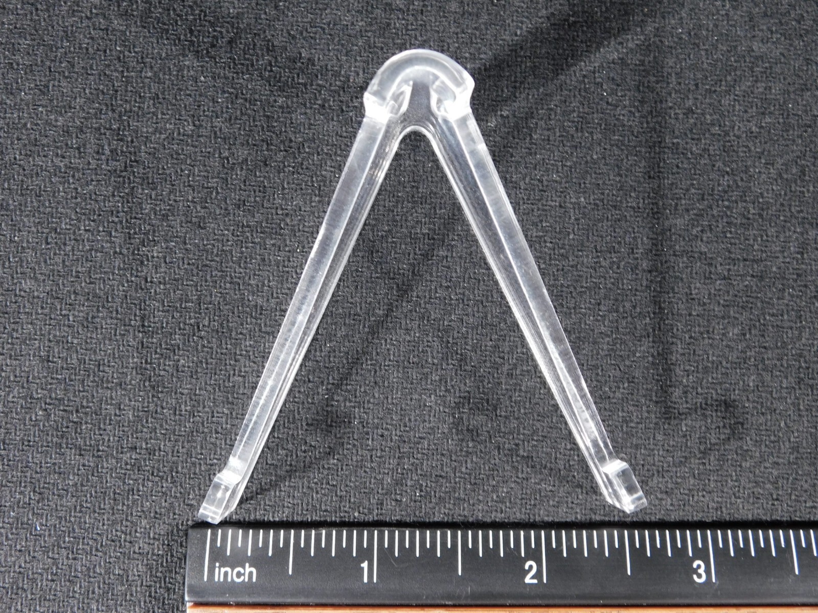 Easel Display Stand Small Size Clear Lucite Low Profile