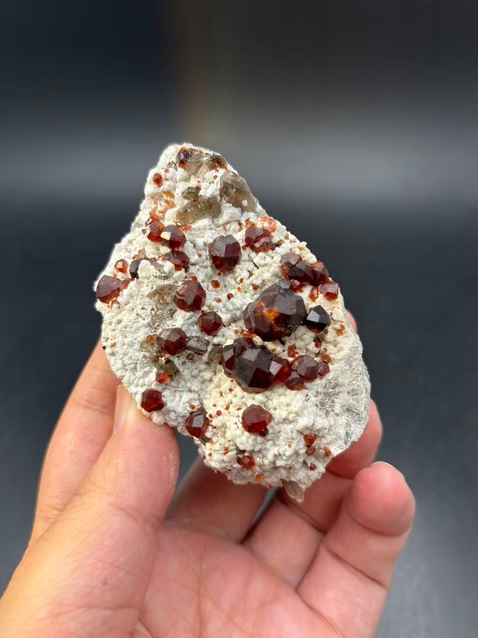 121g Spessartine Smoky-Quartz From Putian Mine Fujian Province China