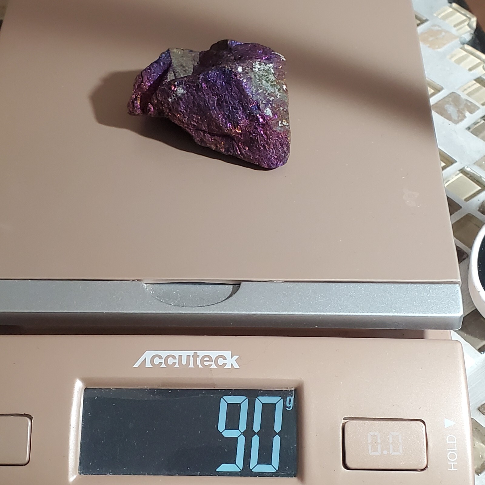 (M2) Iridescent Chalcopyrite From Mexico 2.25×1.5×0.75Inches
