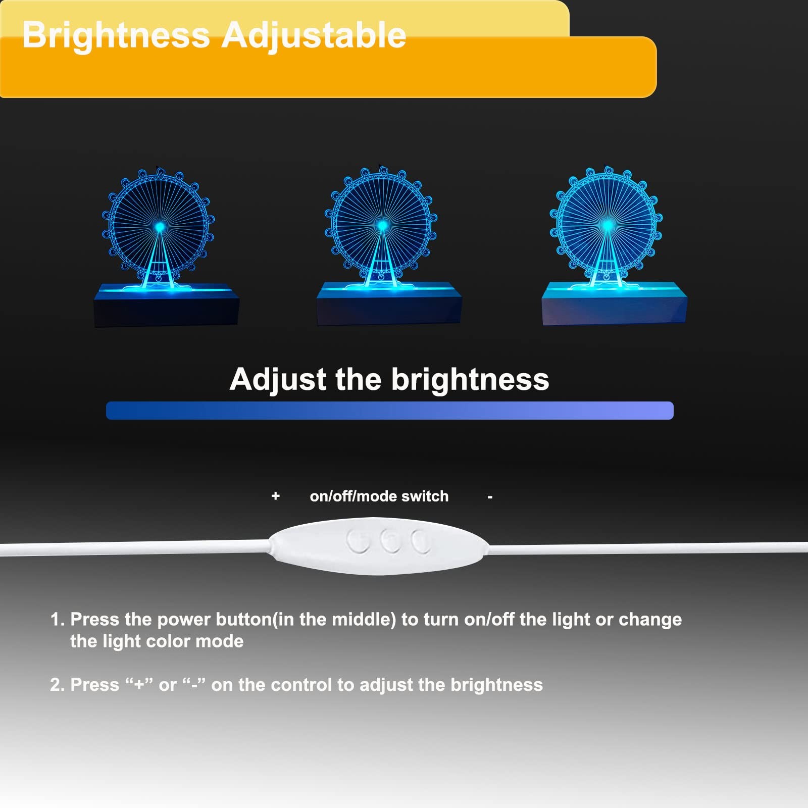 6 inch Rectangle Display Pedestal, Colorful Open Slot Rectangle Led Lights Di…