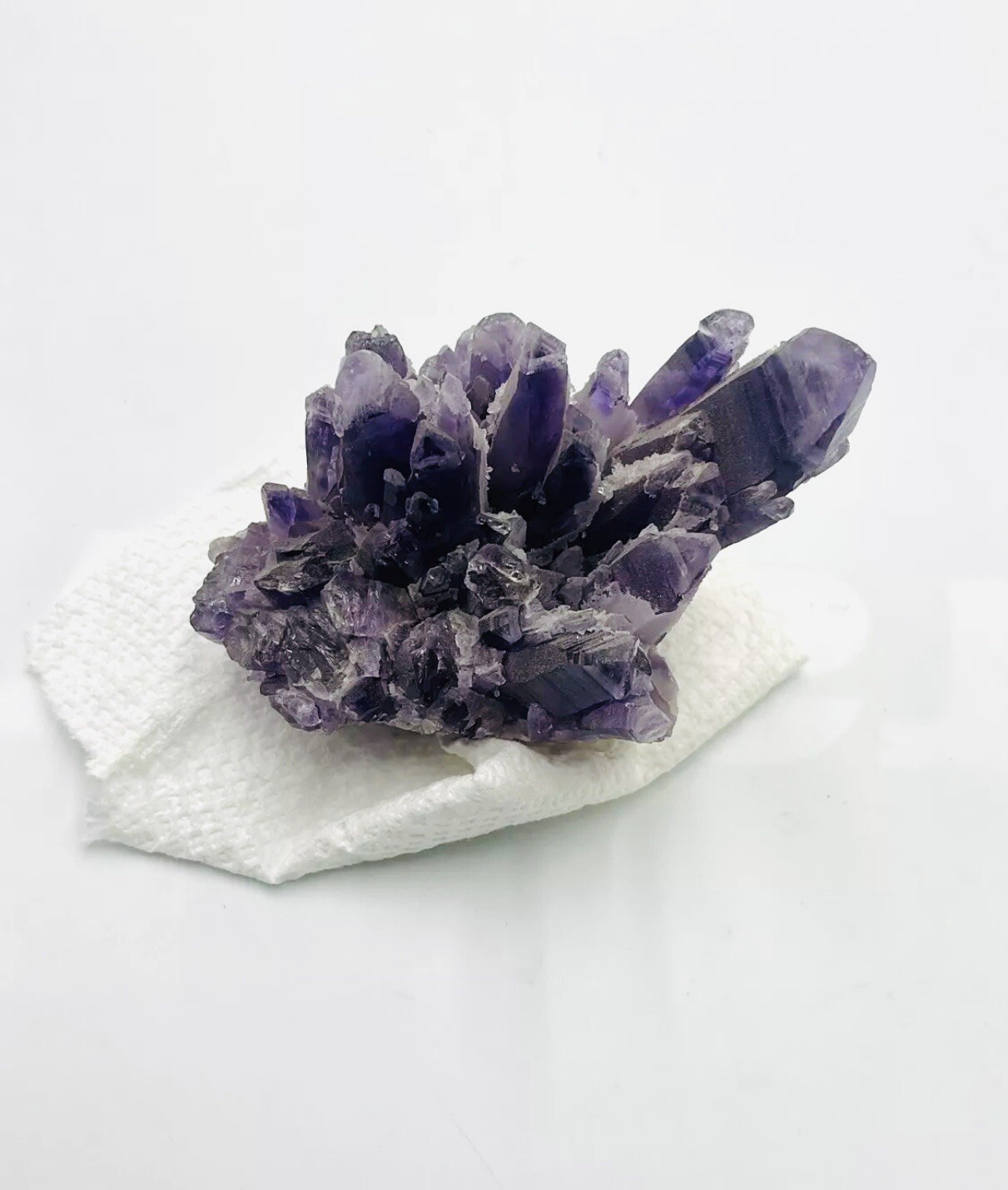 Beautiful Chunk Of Amethyst 3in Tall 3 1/2 Or So Long!! S1