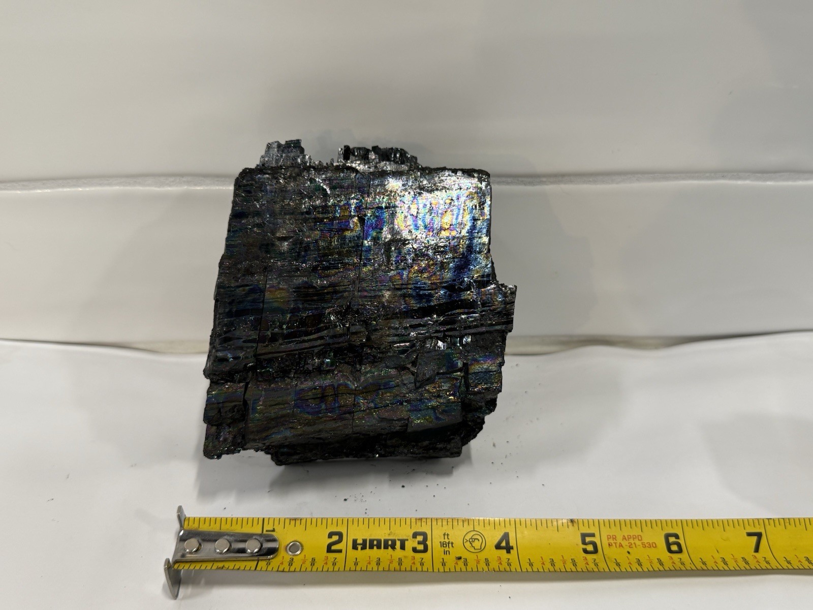 Iridescent Peacock Coal Pennyslvanian Anthracite High Quality No Fade