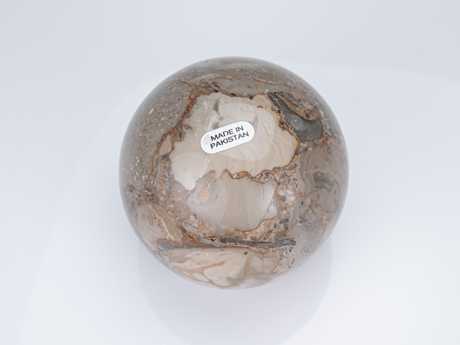 Polished Pakistan Jasper Agate Marble 3″ Sphere Decorative Stone Ball