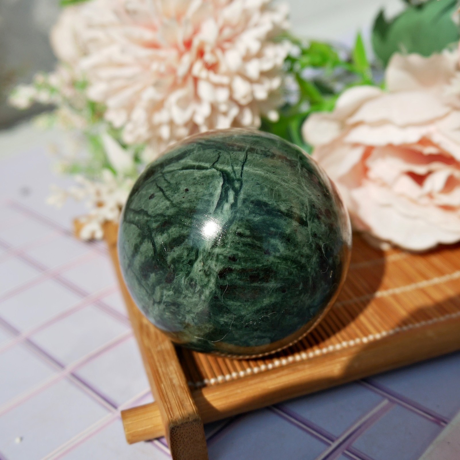 Multi-Material Jade Crystal Sphere Ball Choose Natural Gemstone Orb Decor Gift
