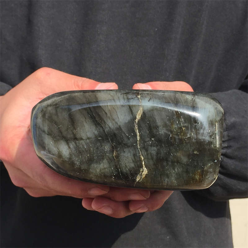 2.11kg Natural Labradorite Quartz Crystal Spectrolite Mineral Reiki healing