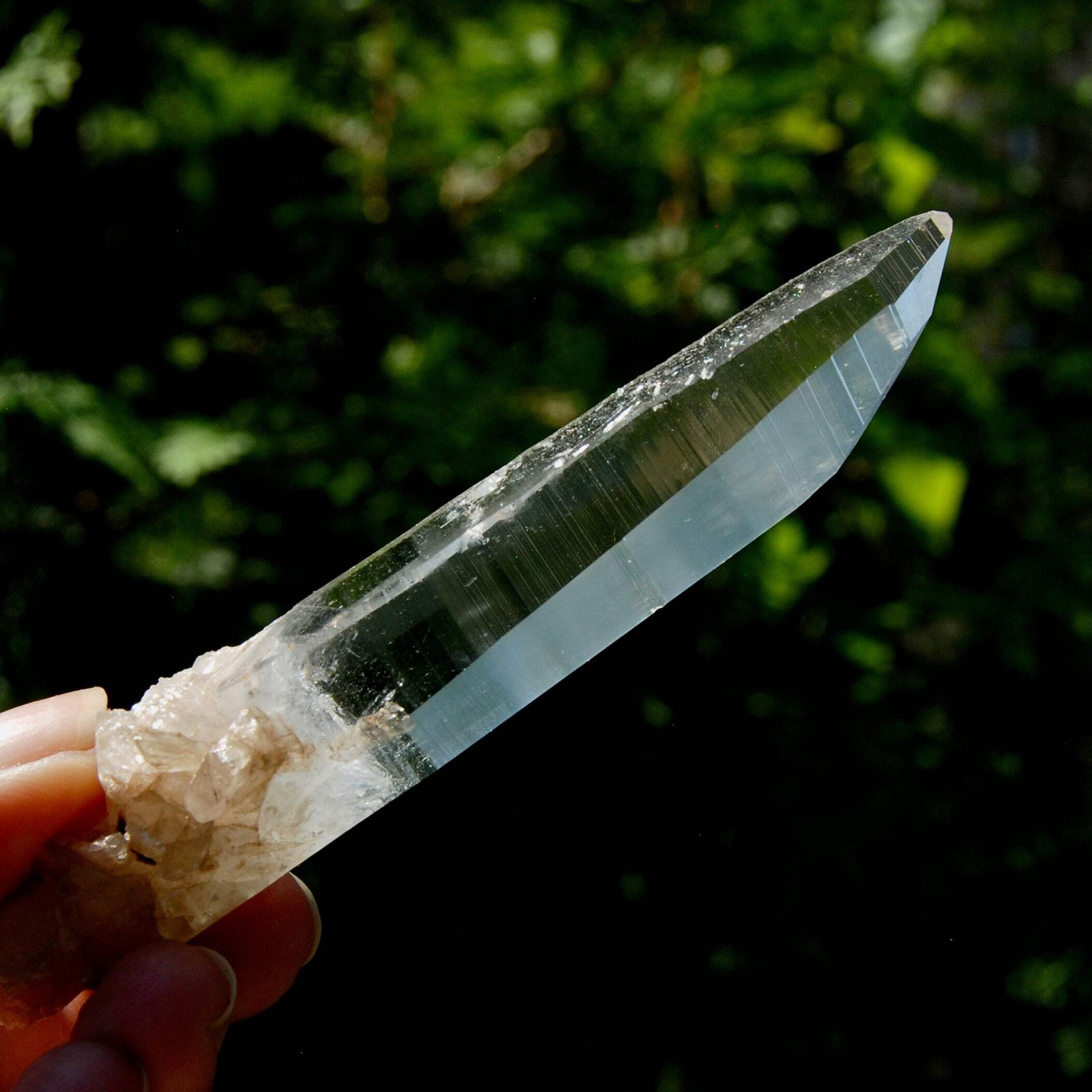 4.5in 55g Lemurian Seed Quartz Crystal Laser, Colombia