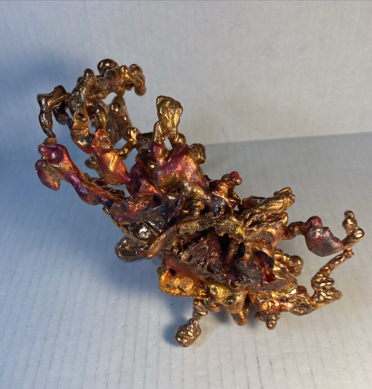 Copper Cluster 2 Lb 13.1 oz. 9 1/2″ x 6″ x 6 1/8″ Splash Specimen Michigan