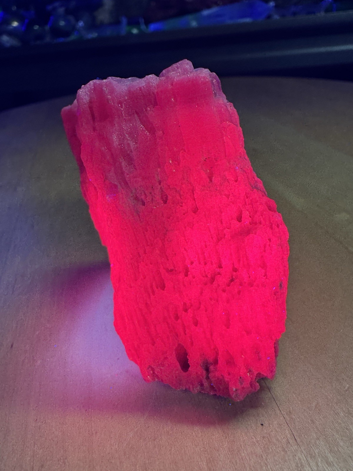 6976 Raw Ruby Corundum Specimen 2.1”x1.6”x2.0” Wt. 7 Oz.