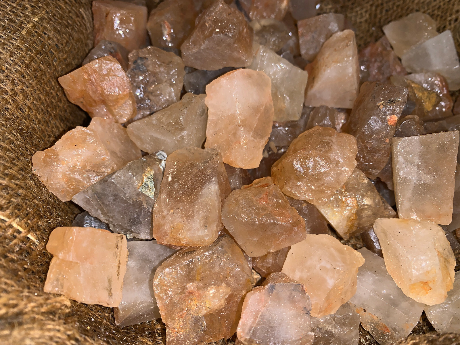 2000 Carat Lots of Citrine Topaz Rough – Plus a FREE Faceted Gemstone