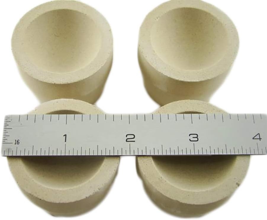Top-Quality Cupels for Smelting & Refining – 8 Piece Set, 69.2g Lead Absorption