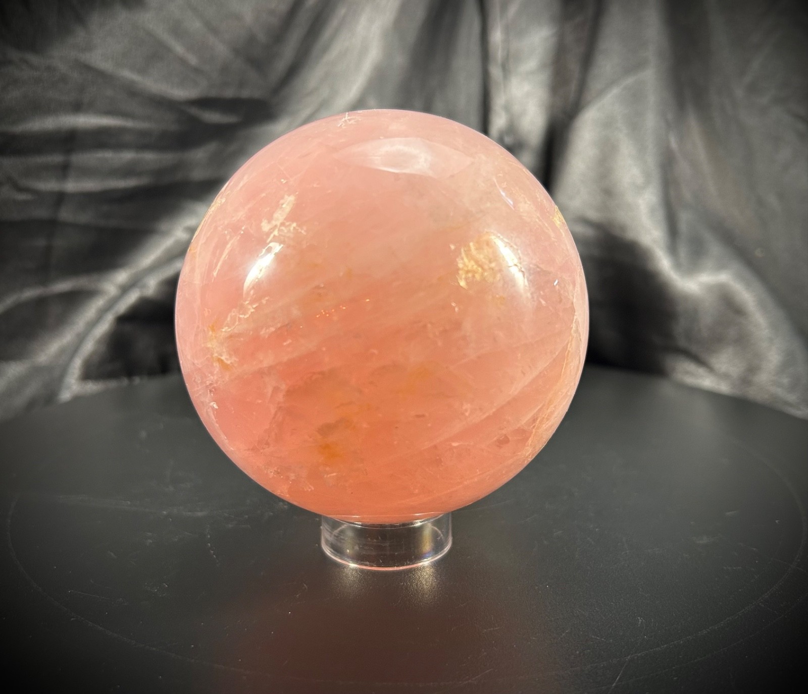 Perfectly Imperfect SALE! Blue Rose and Rose Quartz Spheres (See Details)