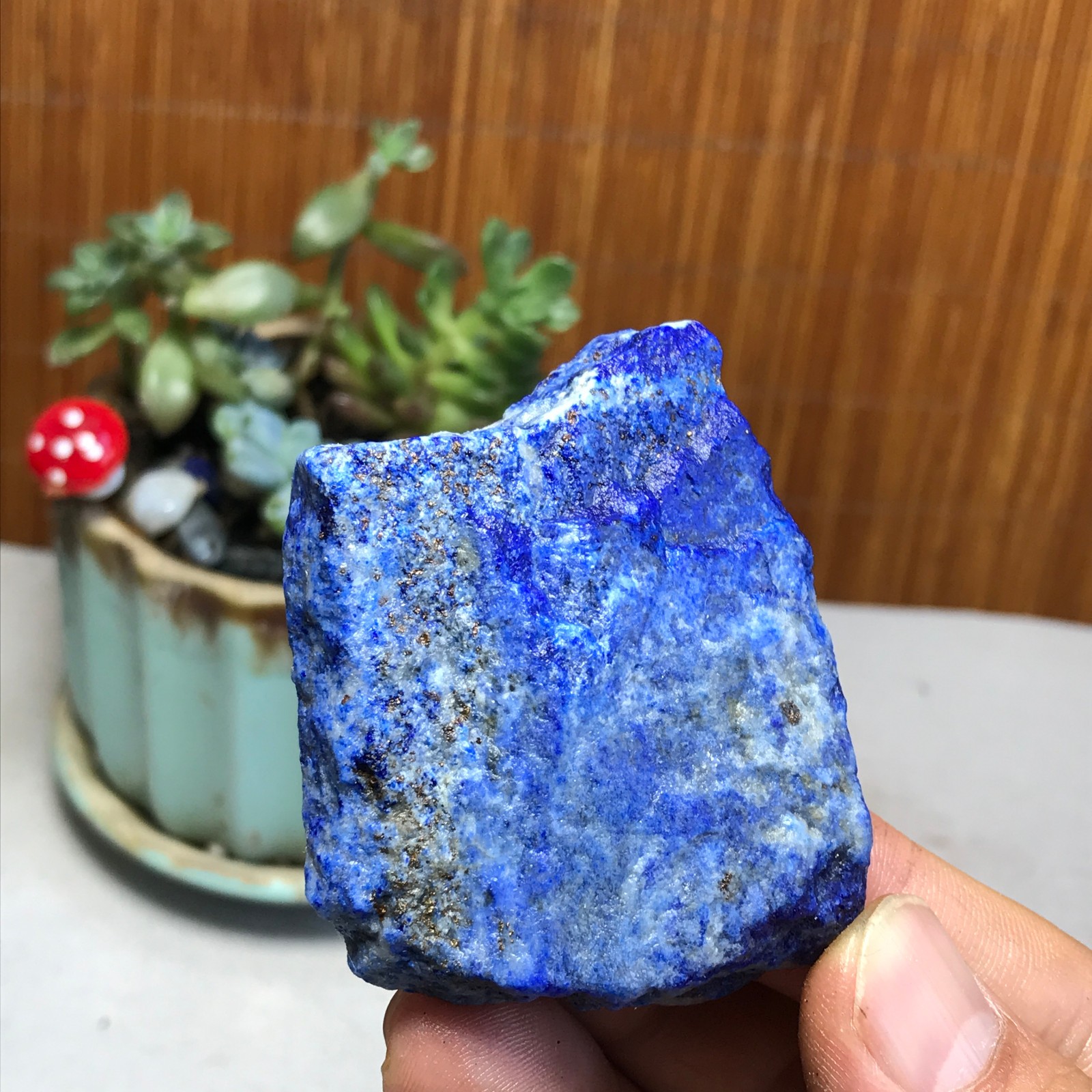 75g Natural lapis lazuli Crystal gemstone Rough Mineral Specimen healing A5696