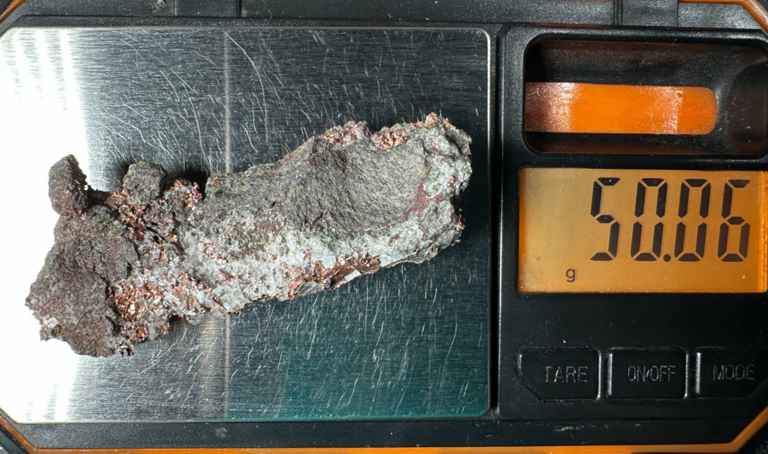 ➤ 2-1/2 Inch NATIVE COPPER SPECIMEN – Iroquois Mine UP Michigan VIDEO➤1141
