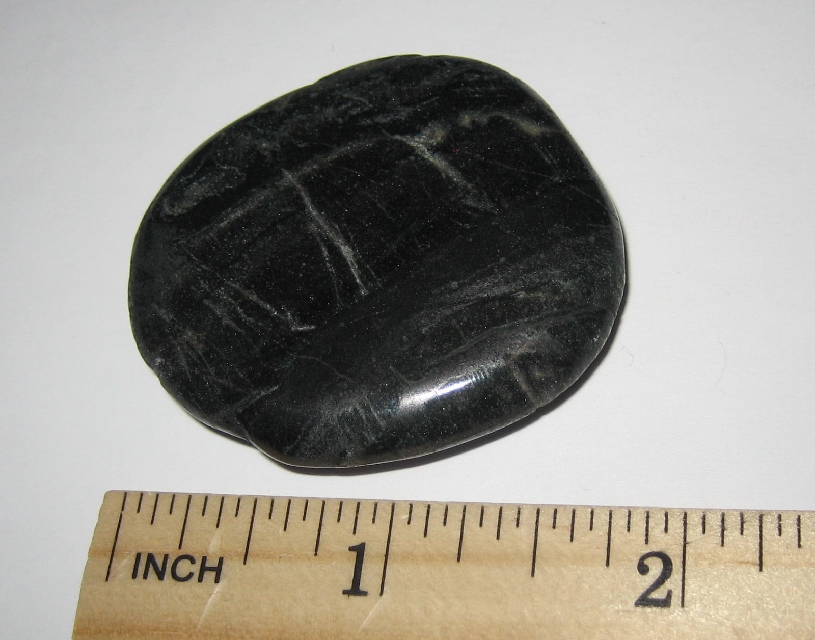 RARE! 1.7″ x 1.5″ POLISHED FLAT NATURAL ‘ISUA STONE’ PALM STONE MINERAL ~ 36g *4