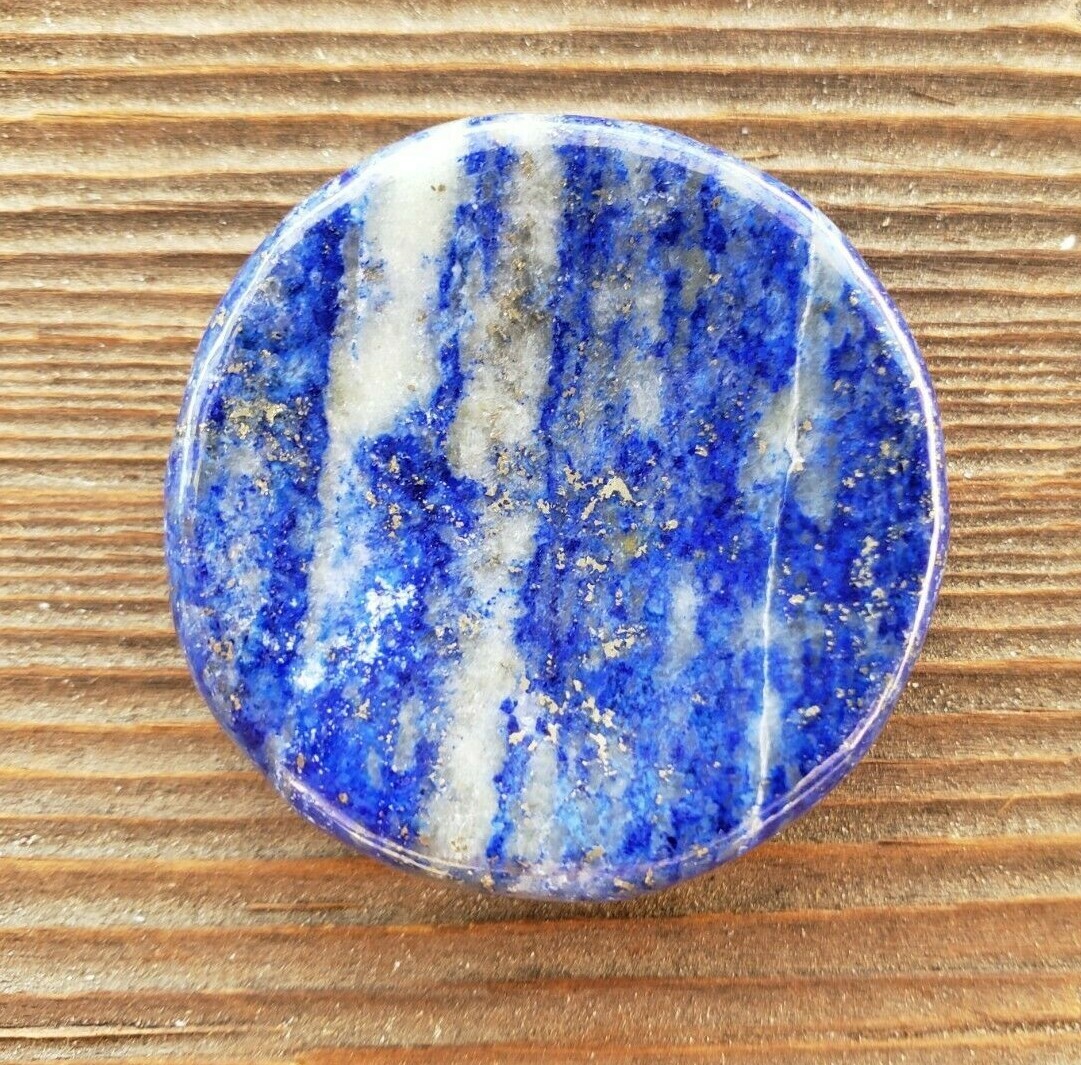 LAPIS LAZULI GEMSTONE SPHERE STAND HAND CARVED (ONE)