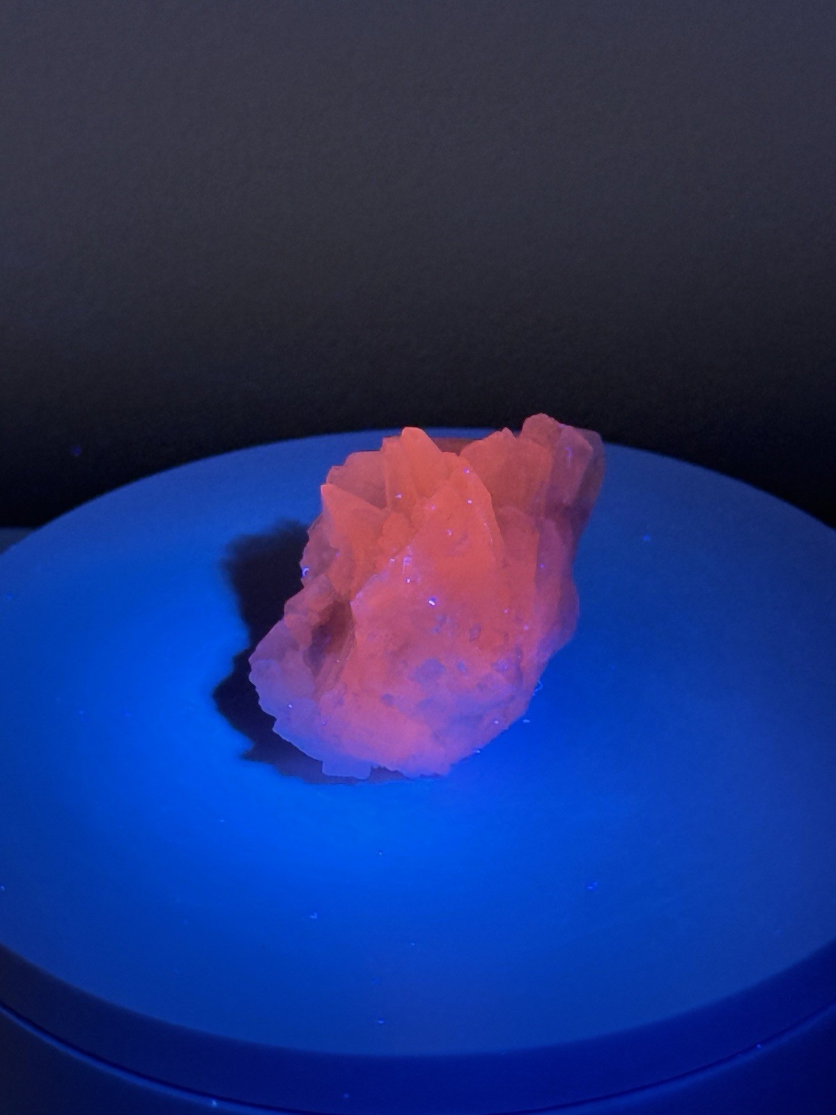 RADIANT Calcite Crystal Cluster Fluorescent Mineral Specimen – China