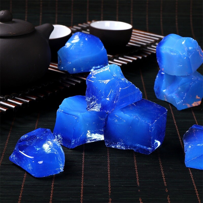 Raw Rough Blue Opalite Rocks Crystal Mineral Chunks Specimens Home Healing 1PC