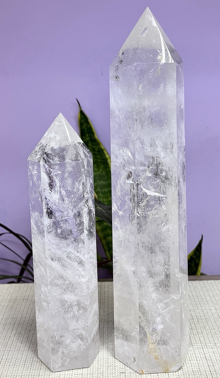 Wholesale Lot 2-3 Pcs Clear Quartz Tower Obelisk Point natural Crystal Energy