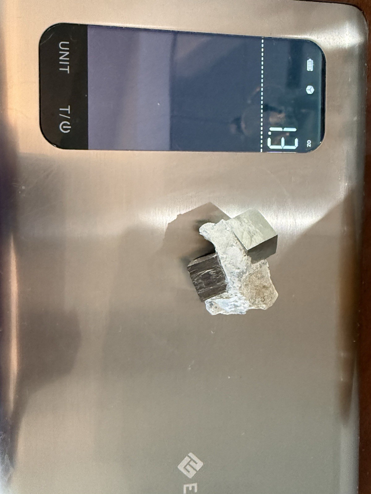 Pyrite Cube Crystal Specimen on Matrix Rock Mineral Display Piece, 2 cubes