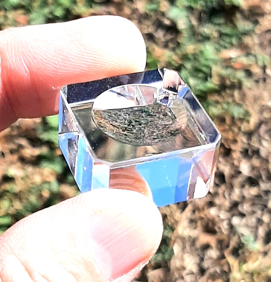 USA Seller – Clear Crystal Display Stand Base For Crystal Ball 40mm-60mm