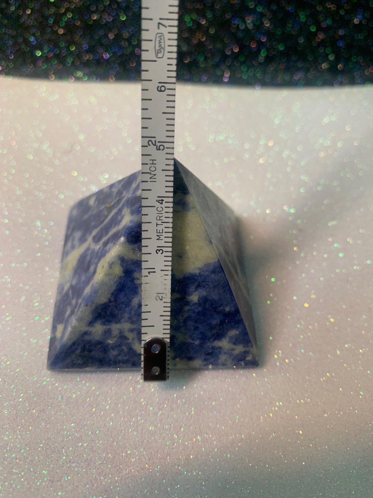 Sodalite Pyramid BEAUTIFUL BLIE AND WHITE