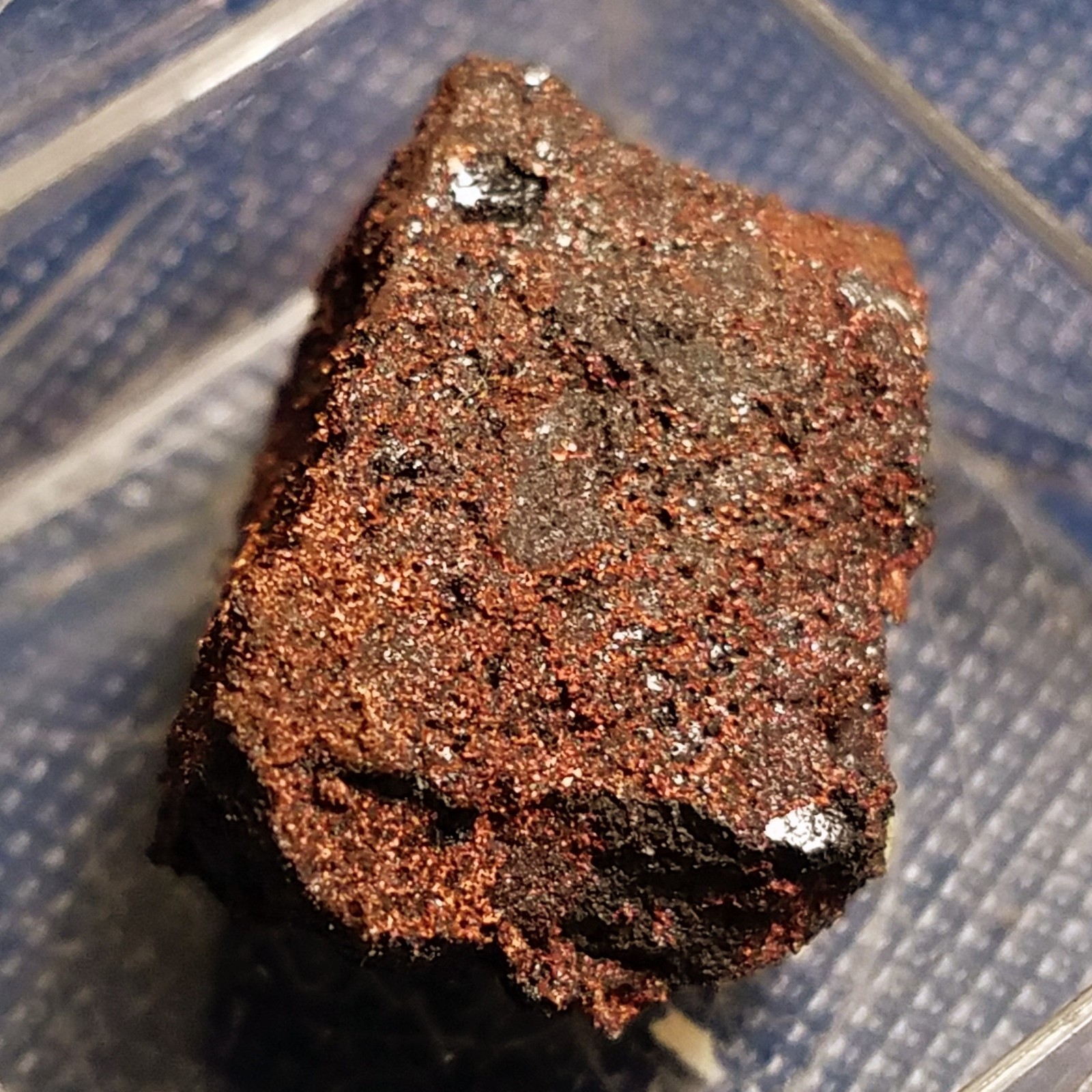 SiG: Bright Shiny Deep Orange Copper Crystals on Matrix from Austria