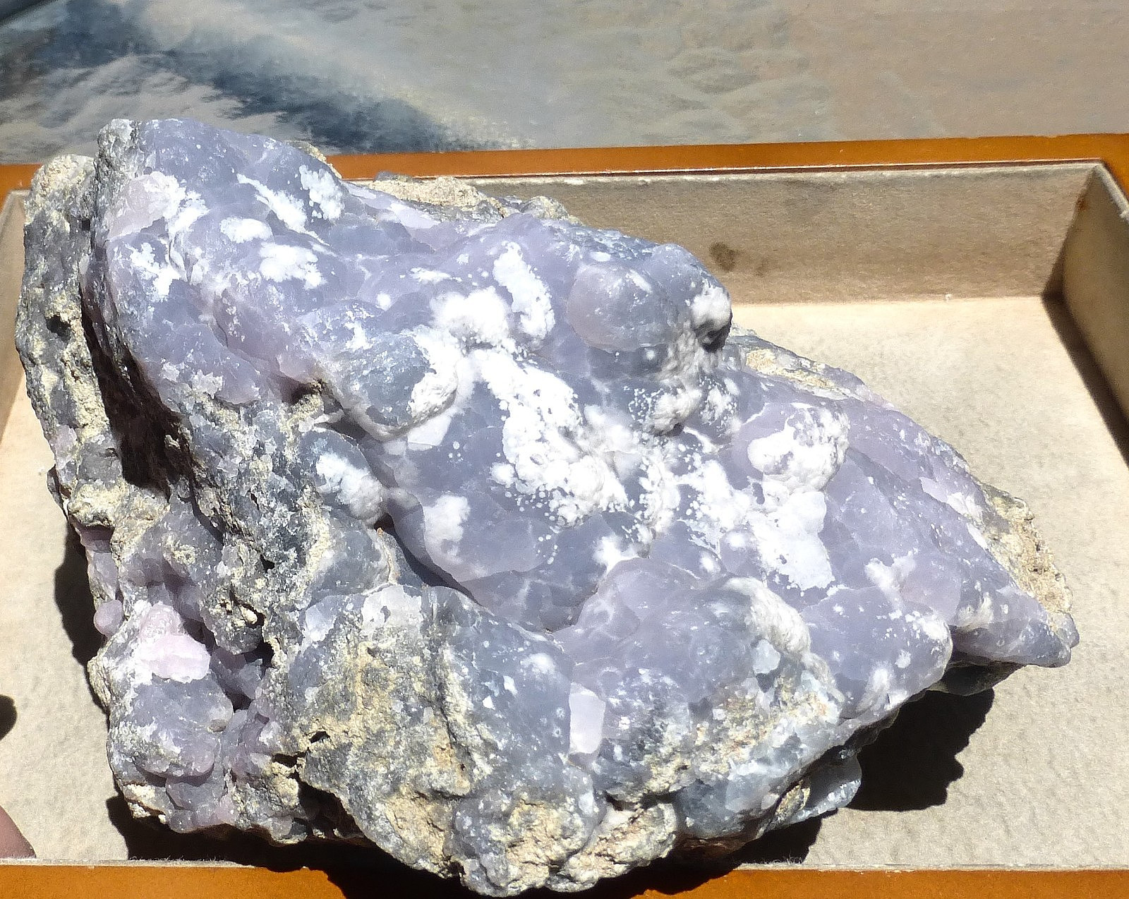 LARGE Purple/lilac Smithsonite specimen from El Refugio Mine Mexico 3lb. 2.5 oz.