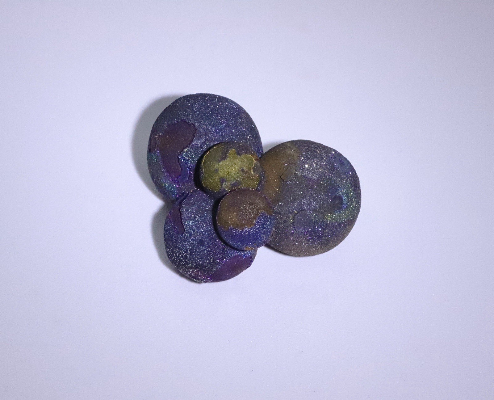 Iridescent Chalcopyrite Balls * Locality – Hubei Province, China