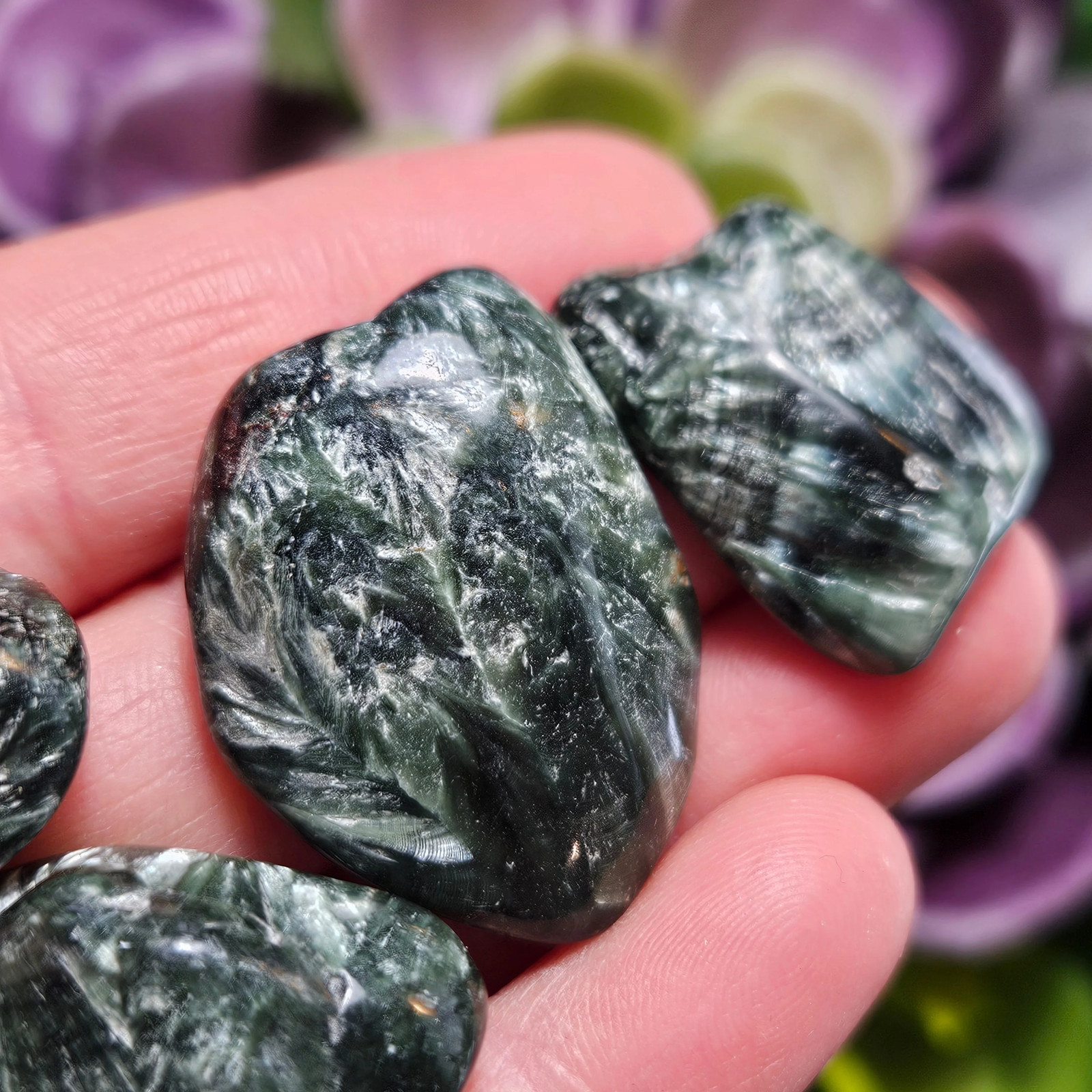 Seraphinite Crystal from Siberia