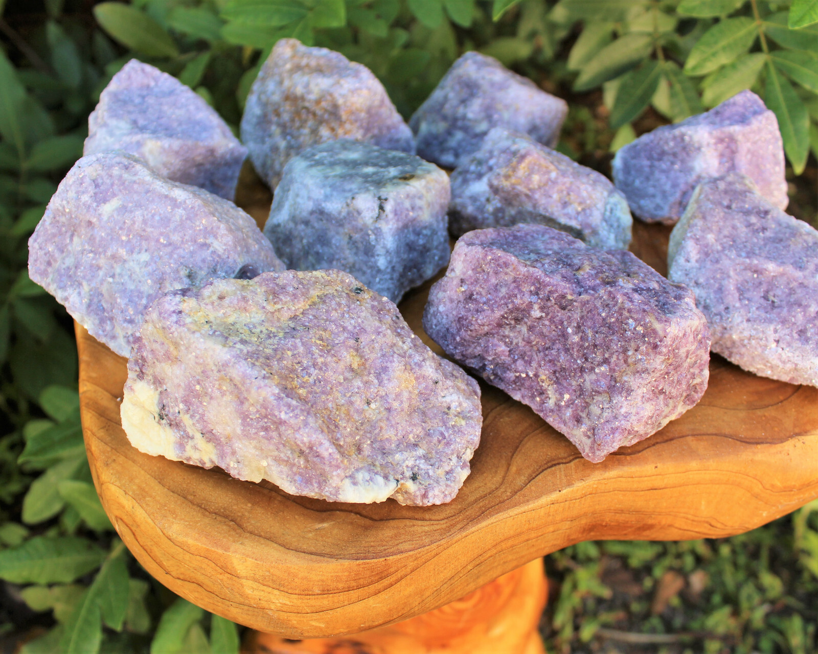 JUMBO Rough Lepidolite: 3″ – 5″ Huge Raw Natural Lepidolite Healing Crystals