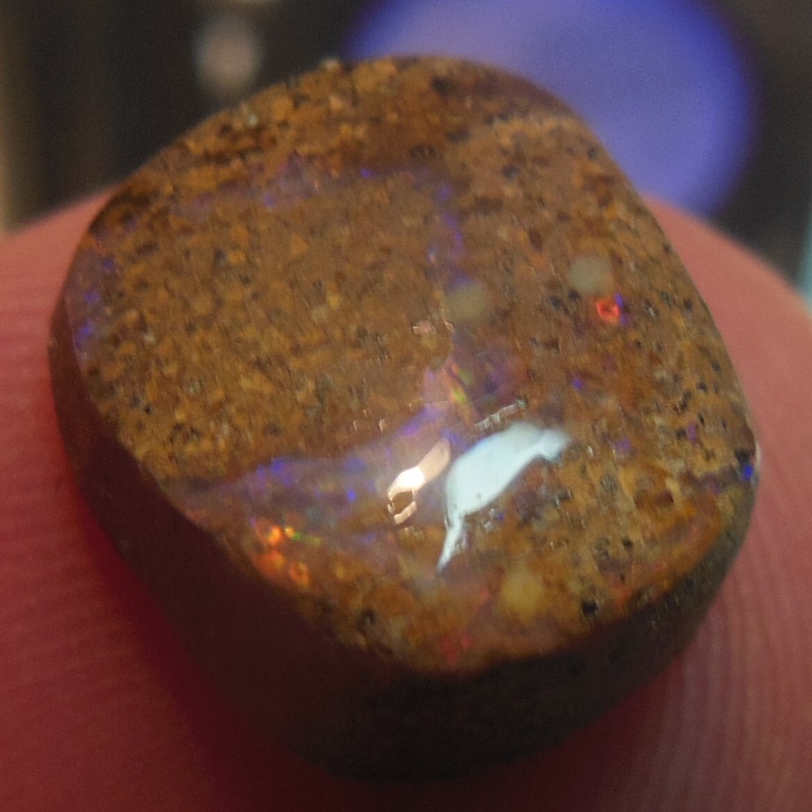 3.75ct Australian Boulder Opal, Natural Matrix, Stone, Rock Collector Piece