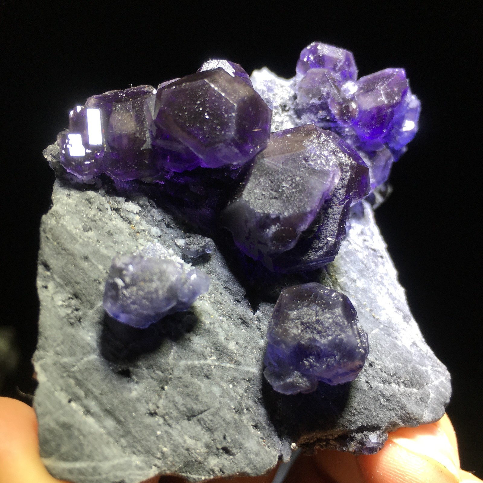 146g Natural blue, transparent, Tanzanite blue, fluorite, from Fujian, China