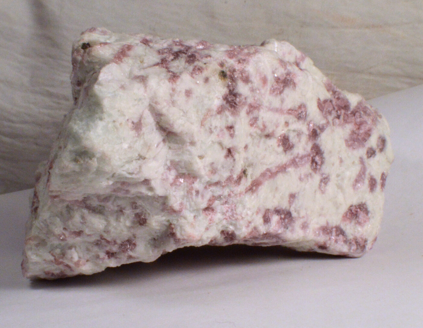 #5643 Rubellite Pink Tourmaline in matrix – Brazil – almost 1 1/2 pounds