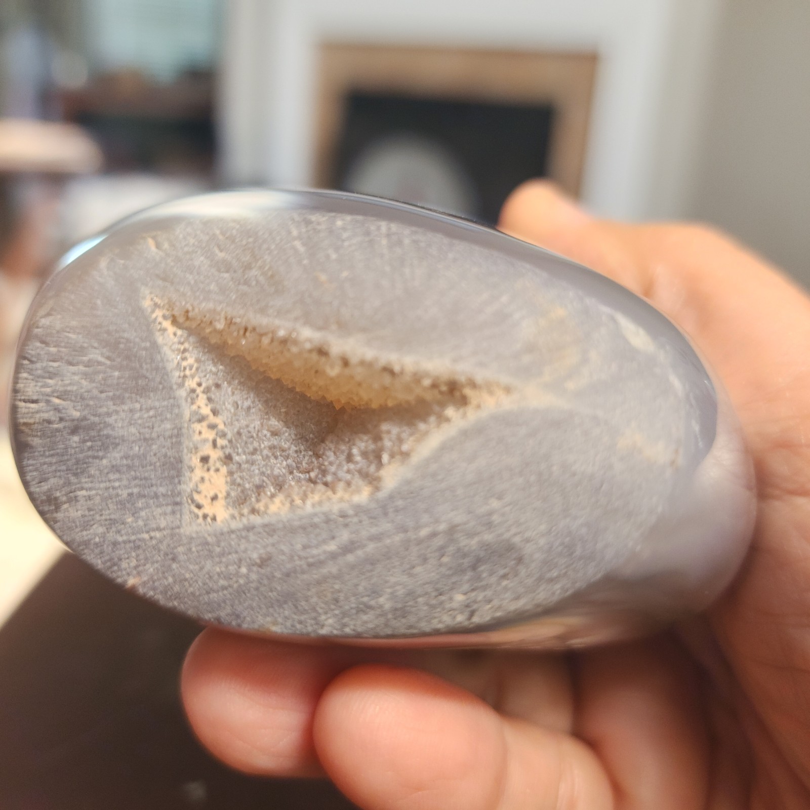 3.75″ Natural Polished Orca Agate Freeform – USA