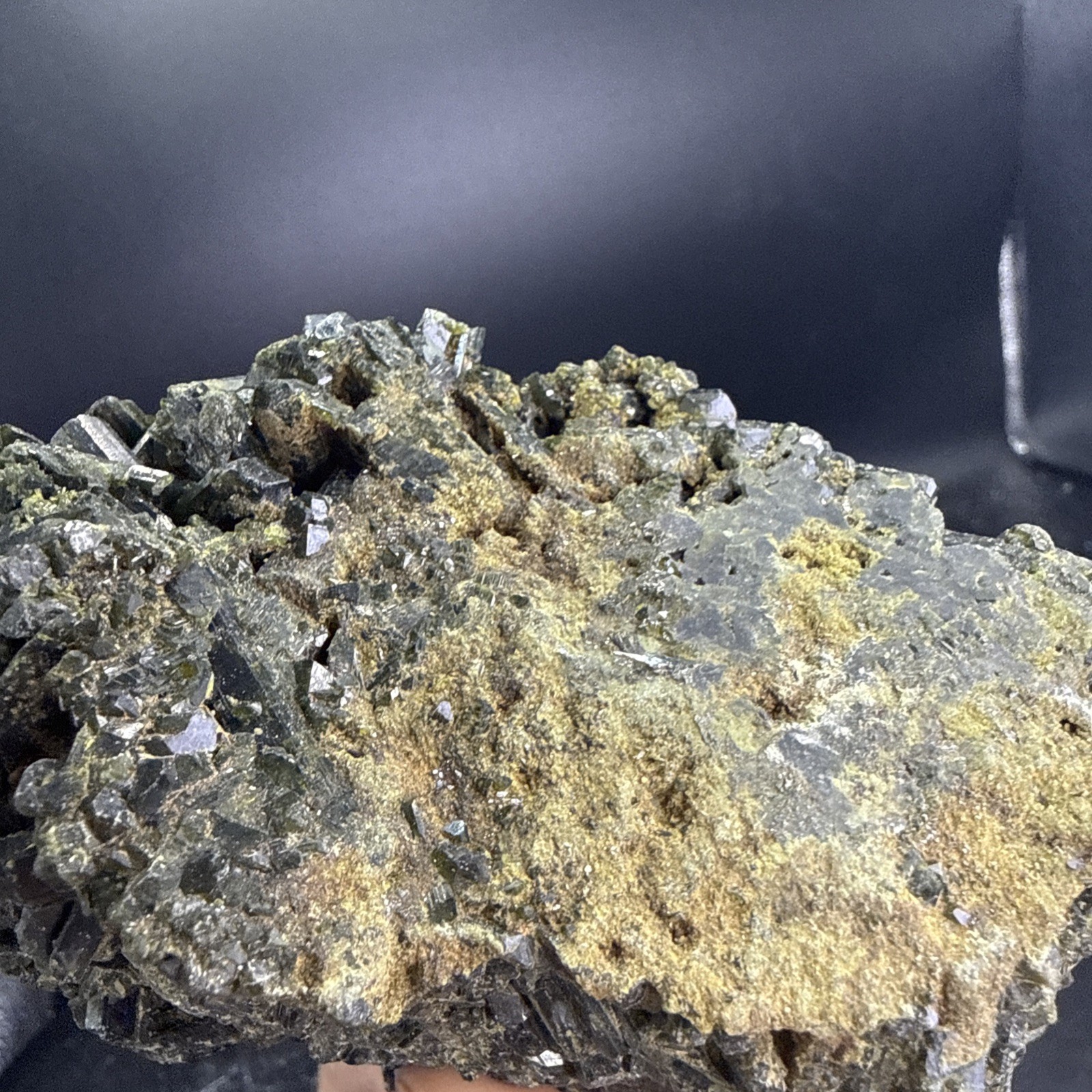 2 Lb Large Natural Epidote On Matrix From Pakistan. A+ Specimen,Minerals,Gems.