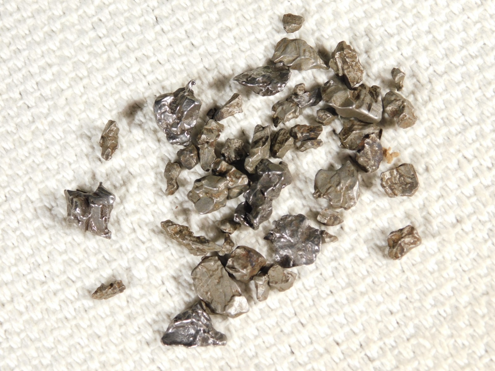 Big Lot of Little Campo Del Cielo METEORITES 100% Authentic Argentina 21.8gr