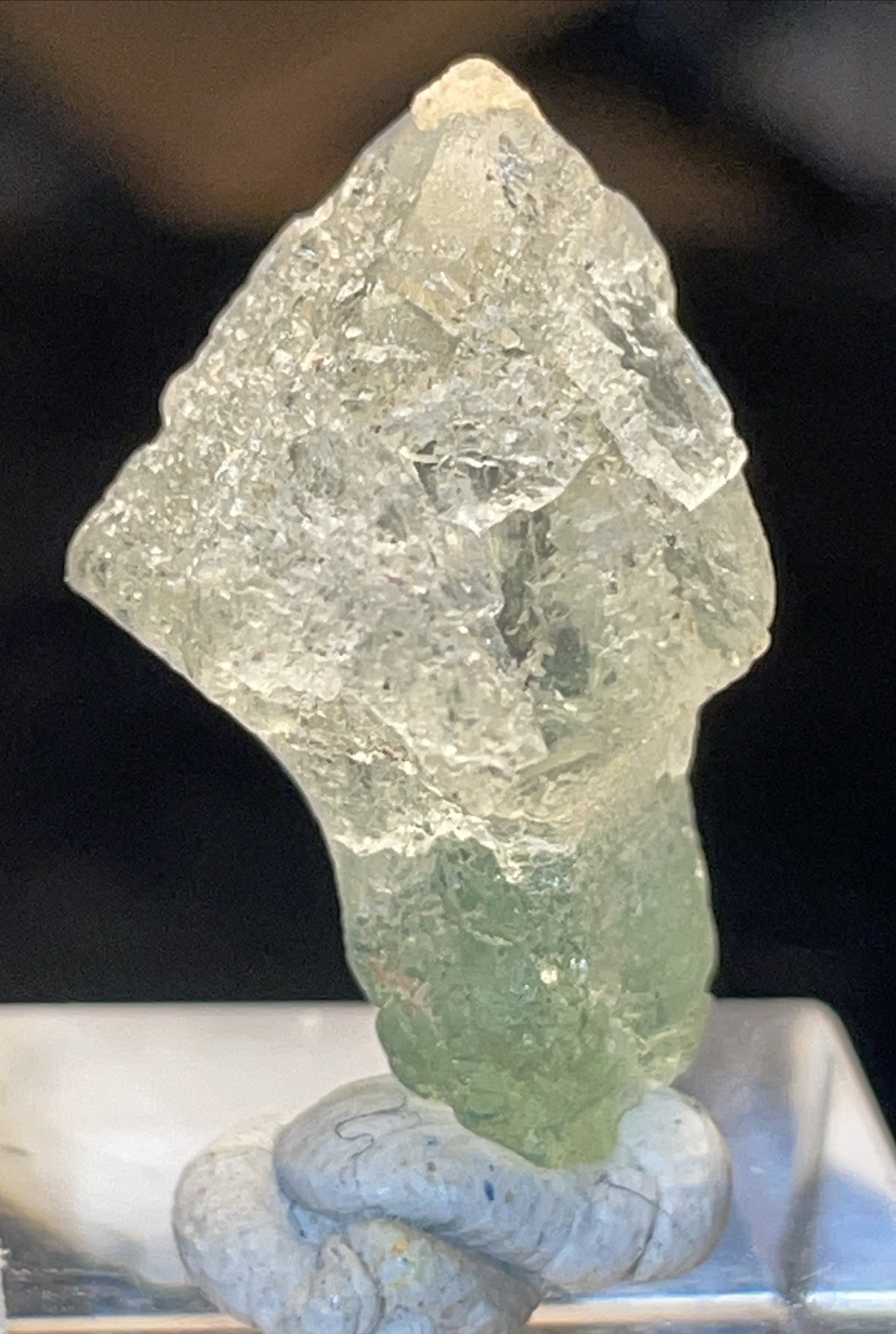 AESTHETIC ETCHED FLUORITE SCEPTER THUMBNAIL RIEMVASMAAK,NORTHERN CAPE,S.AFRICA