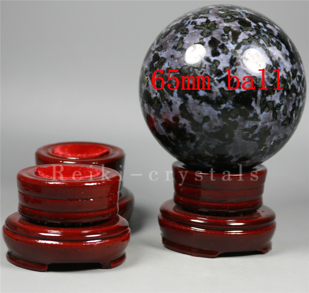 5pcs Wood Display Stand For 50-80MM Crystal Ball Sphere Globe Stone Holder Egg