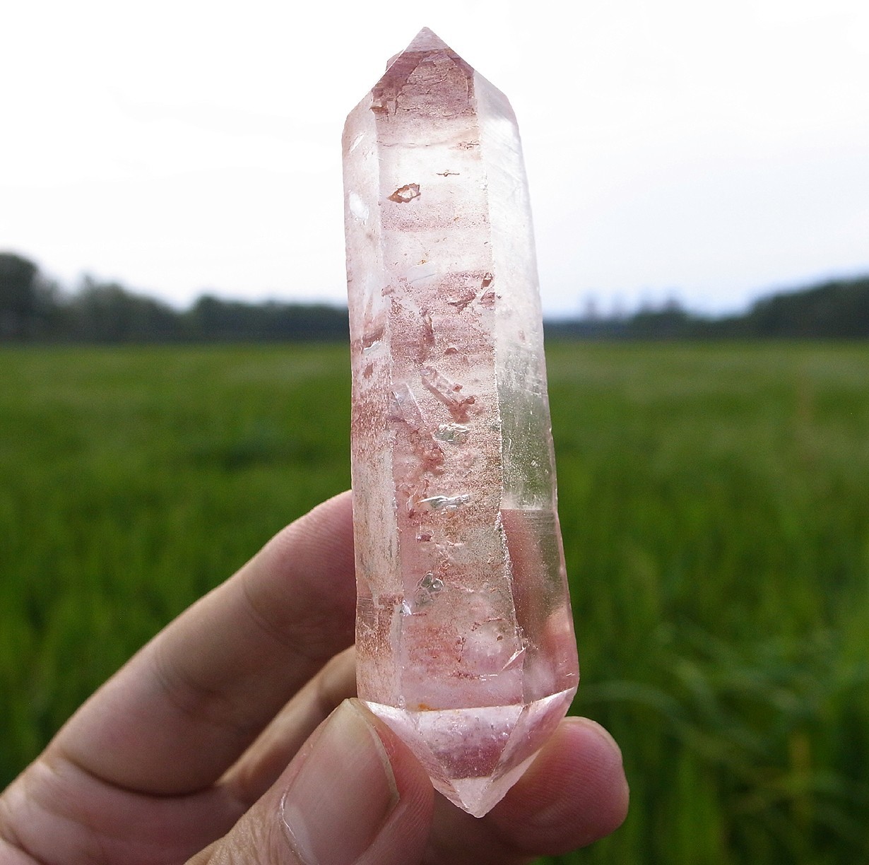 Manifestations!! Delicate PINK LEMURIAN QUARTZ + MASTER DT CRYSTAL+NATURAL VERY