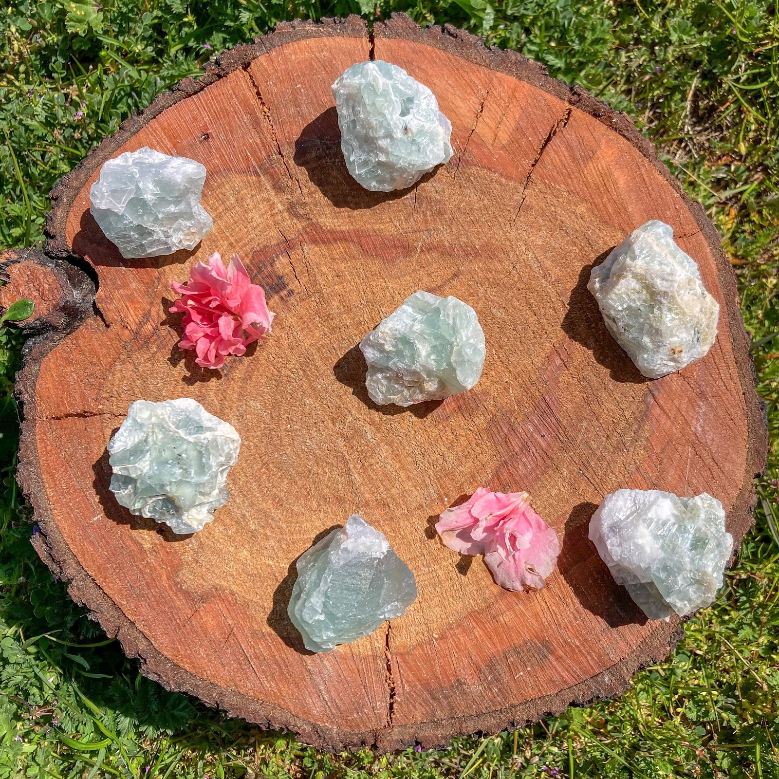 Rough Green Fluorite Crystal / Grounding / Psychic / Cleansing / Healing